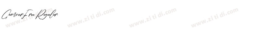 GamourFree Regular字体转换